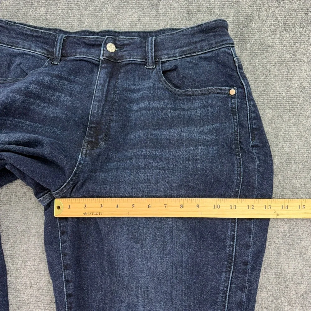 Judy Blue Jeans Womens 18W (Fits 36x29) Boyfriend Fit Stretch Denim Dark Wash - Picture 10 of 14